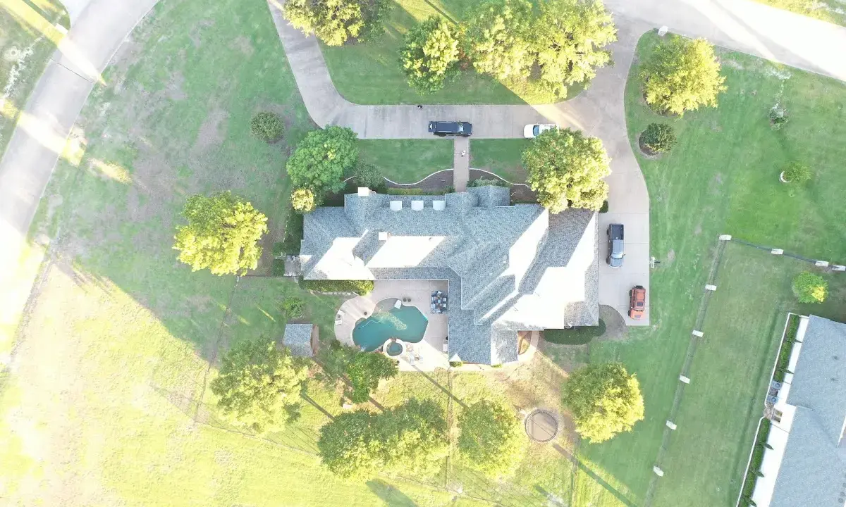 New shingle roof installation on a home in Piney Green